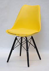 Стілець MILAN B - BK ЖОВТИЙ 14