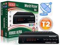 Т2/спутниковый тюнер Foros Ultra с LAN портом