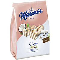 Manner Невероятно вкусные Венские вафли с кокосовой начинкой 400g