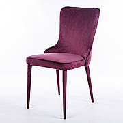 Стілець м'який в стилі модерн для дому та офісу Лондон TES Mobili, колір фіолетовий