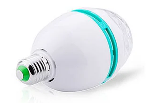 Різнобарвна обертається лампа LED Full Color Rotating Lamp, фото 2