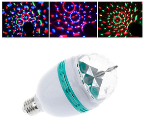 Різнобарвна обертається лампа LED Full Color Rotating Lamp, фото 2