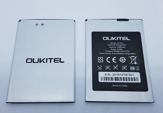 Акумулятор для мобільного телефона Oukitel U7 Pro / (Li-ion 3.8 V 2500 mAh)
