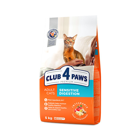 Club 4 Paws Adult Cats Sensitive Digetion 5кг