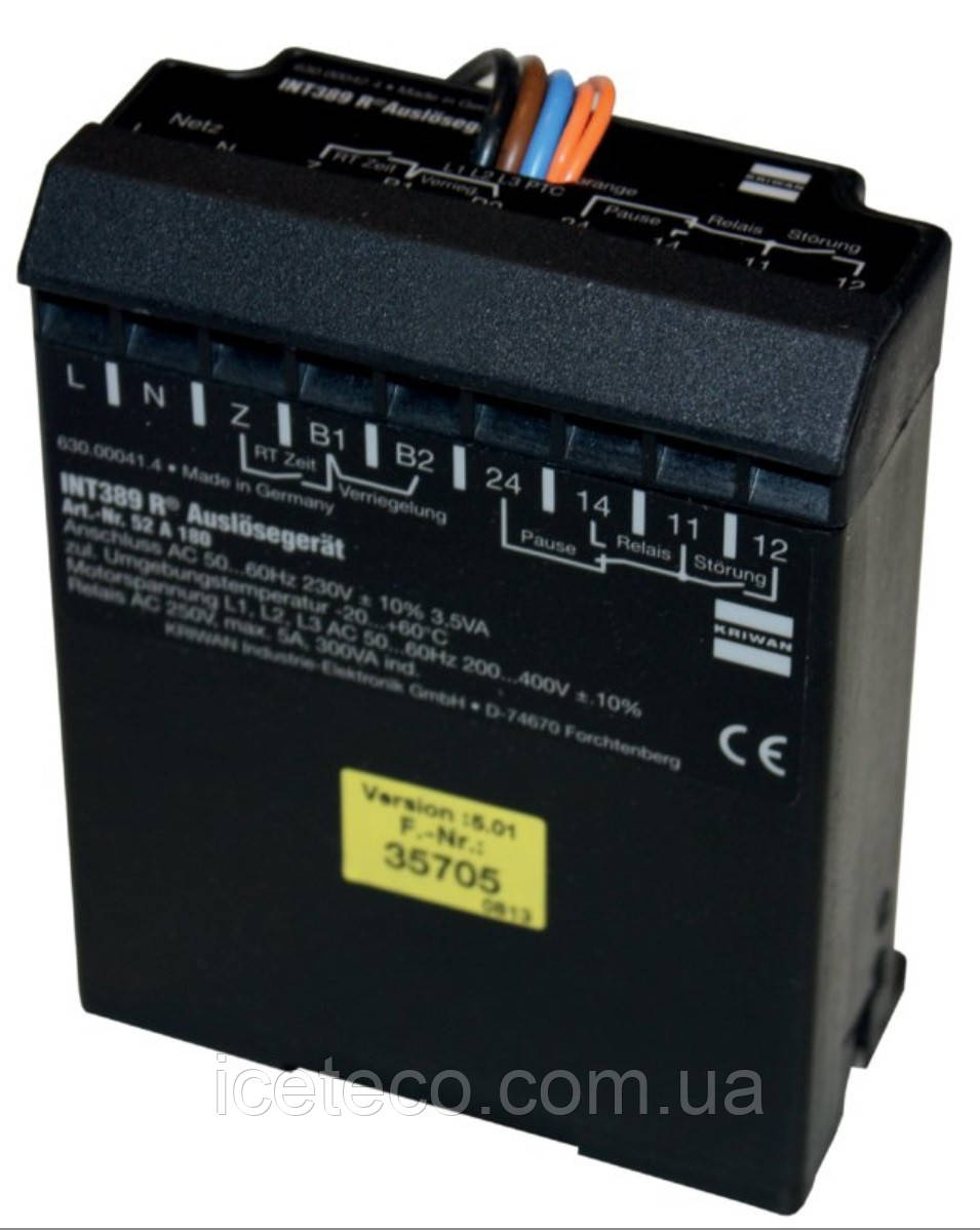 Реле захисту двигуна гвинтового компресора Bitzer INT389R (347004-03)