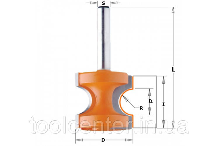 Фреза СМТ R4.75 25.4x22,60.4х12 радіусна