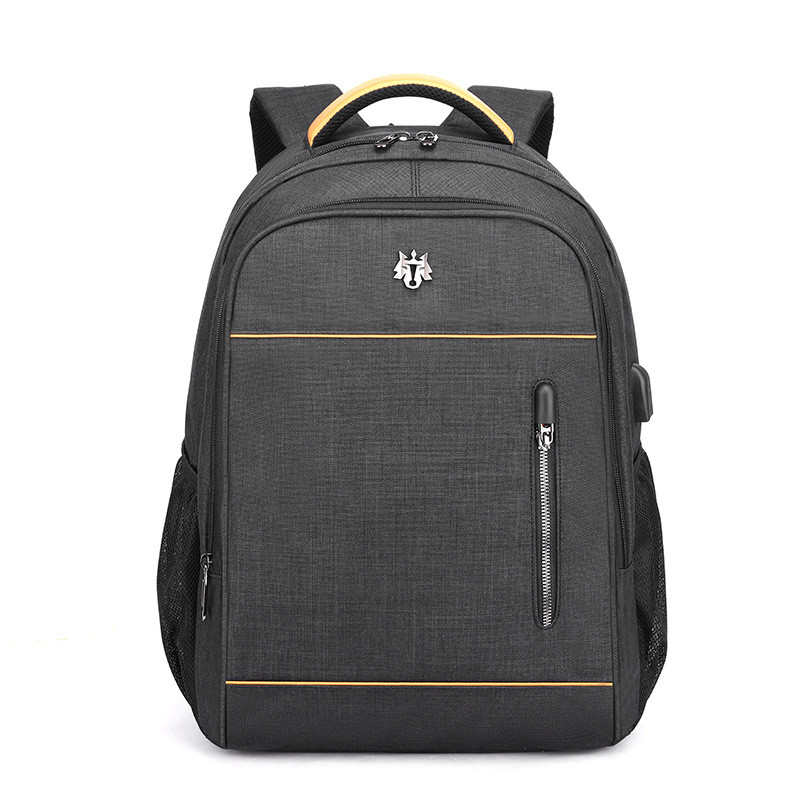 Тканевый городской рюкзак Golden Wolf GB180018 для ноутбука до 15, USB портом и отверстием для наушников, 23л