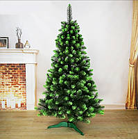 Ель штучне. 2.2 м. висота. "Королівська". Хвоя м'яка. З салатовим напиленням.