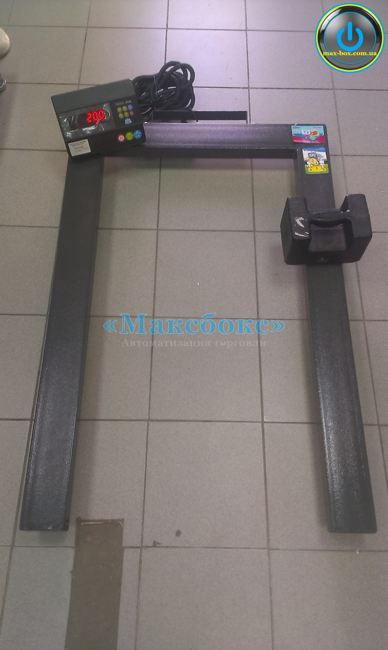 Палетні ваги ЗЕВС ВПЕ 500 кг 1200х800, фото 1