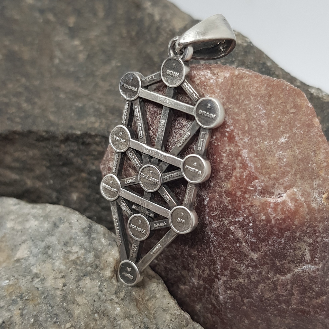 Дерево Сефірот Кулон амулет