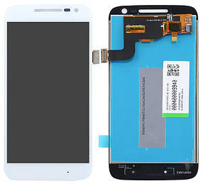 Дисплейний модуль Motorola XT1602 Moto G4 Play white