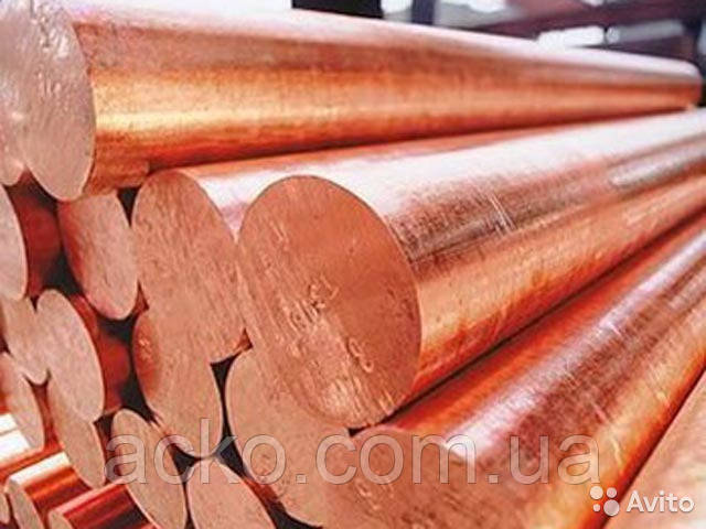 Пруток медный М1 ф 70*3000 ГКРХХ, фото 1