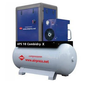 Компресор APS 10 Combi Dry X/с осушувачем, і ресивером, 500 л