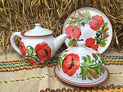 Глиняний набір чайний