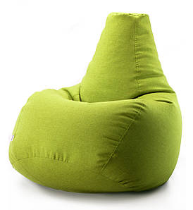 Крісло Мішок Груша Мікро-Рогожка 85*105 см Оливковий