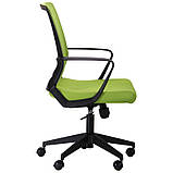 Офісне крісло AMF Argon-LB сітка-тканина оливкового кольору, фото 6