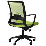 Офісне крісло AMF Argon-LB сітка-тканина оливкового кольору, фото 7