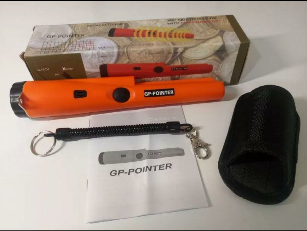 GP-Pointer, Пінпоїнтер, Металошукач, Морковка GP Pointer поінтер Целювач пін +  прозорий чохол, фото 1