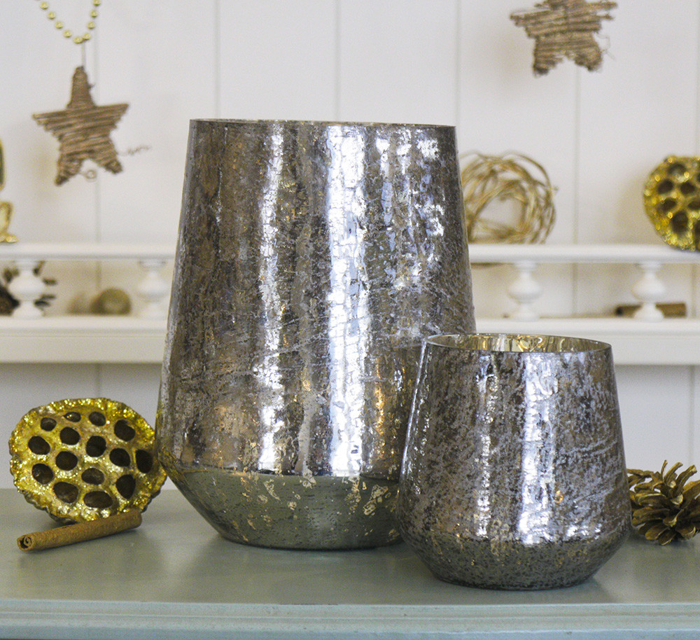 Набір підсвічників 2х золоте скло h11-20см Гранд Презент 1002205-1 золото, фото 1