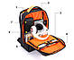 Тканевый городской рюкзак Golden Wolf GB00378 для ноутбука до 15,6, USB портом и отверстием для наушников, 20л, фото 5