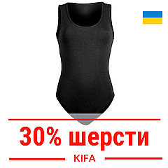 Термобуди майка на широких бретелях Kifa / Жіноча термобілизна з вовною