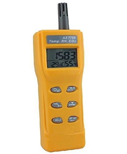 Детектор вуглекислого газу СО2 і вологості AZ-7755, фото 1