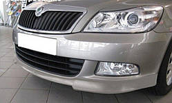 Зимова накладка в бампер Skoda Octavia A-5 2010-2014 (низ)