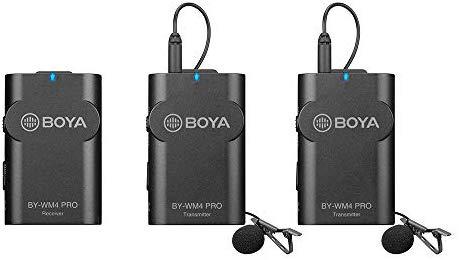 Петличний мікрофон Boya BY-WM4 PRO-K2 - радіомікрофон (бездротова двоканальна мікрофонна система)