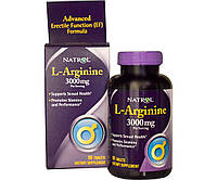 Аргинин Natrol L-Arginine 3000 mg 90 таб Топ продаж