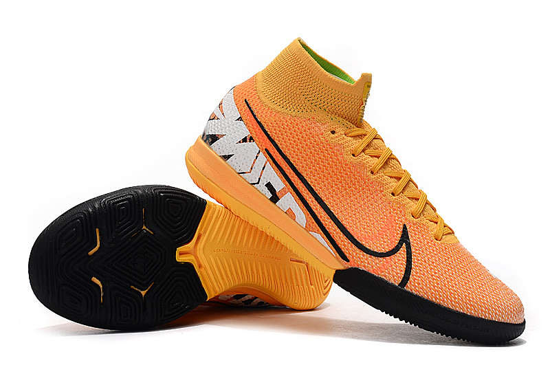 Футзалки (бампы) Nike Mercurial Superfly VII Elite IC Laser Orange/Black/Hyper Crimson
