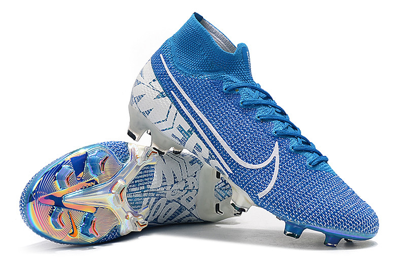 Футбольні бутси Nike Mercurial Superfly VII Elite FG Blue Hero/White/Volt/Obsidian