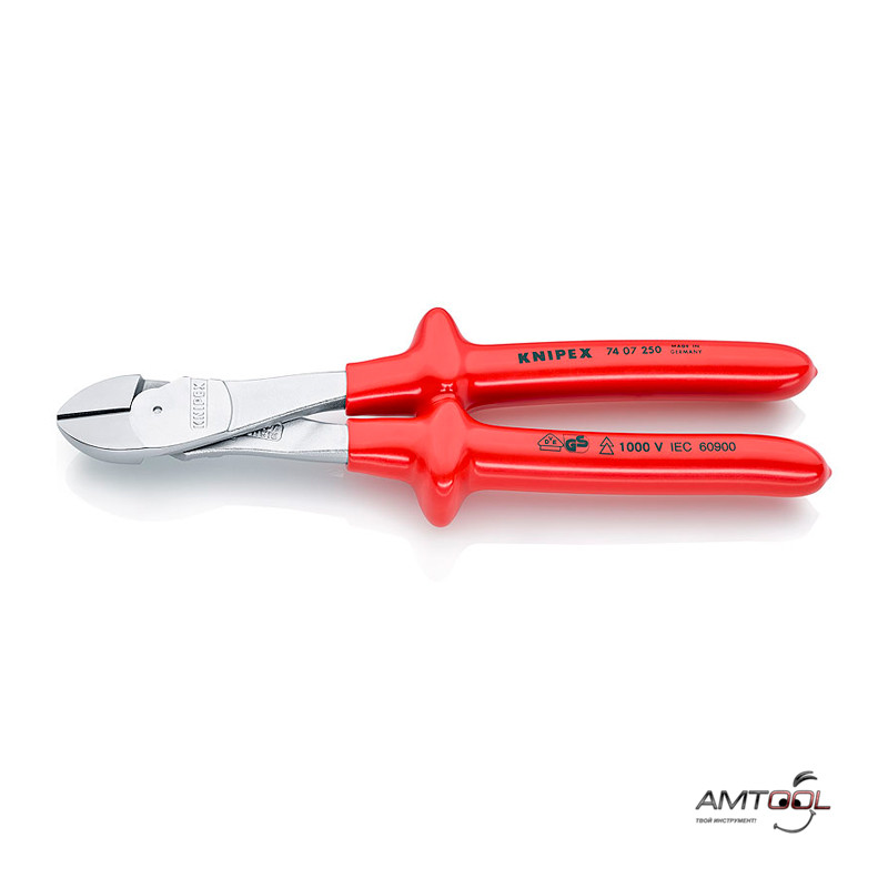 Кусачки бічні особливої потужності VDE 250 мм — Knipex 74 07 250