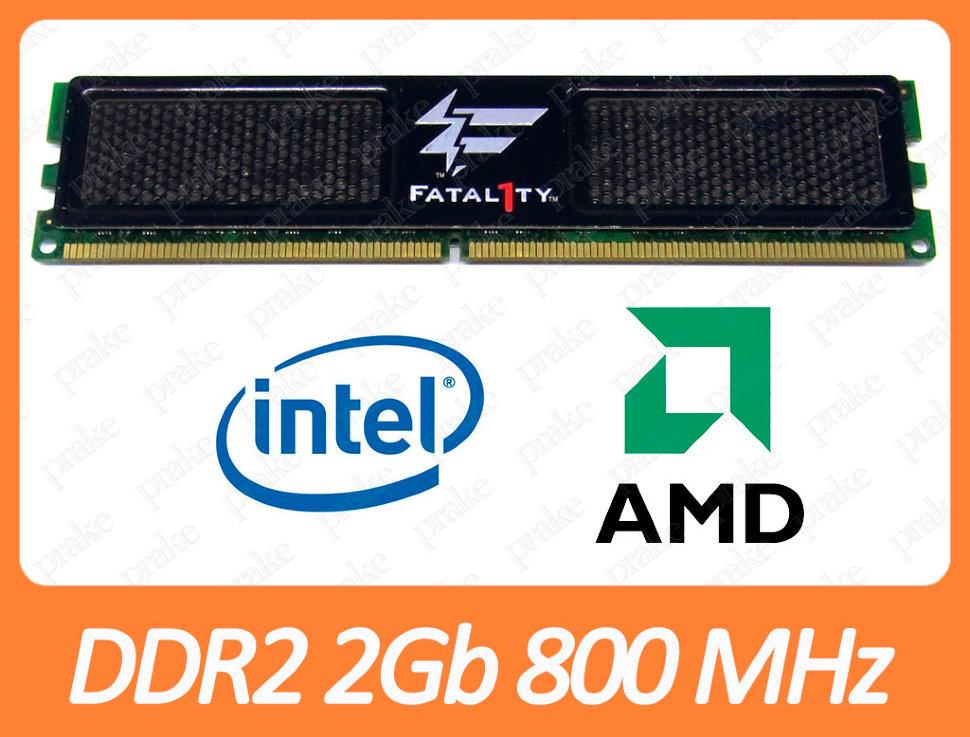 DDR2 2GB 800 MHz (PC2-6400) CL5 OCZ Fatal1ty Edition OCZ2F8004GK, фото 1