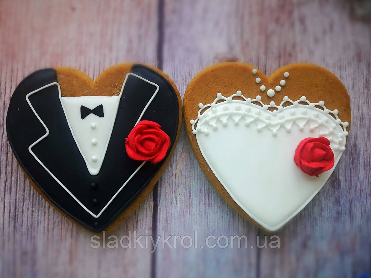 Весільні пряники, Пряники ручної роботи, Пряники Mr. & Mrs