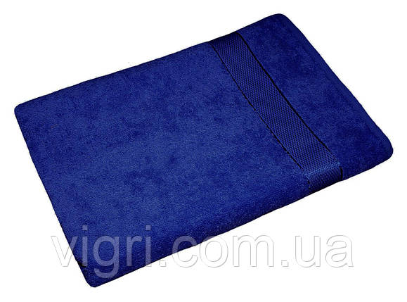 Рушник махровий Азербайджан, 50х90 см., синій, фото 2