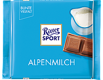 Шоколад Ritter Sport Alpenmilch 100 г Німеччина