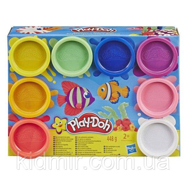 Плей-До набір пластиліну 8 кольорів Веселка Play-Doh Hasbro E5062, фото 1