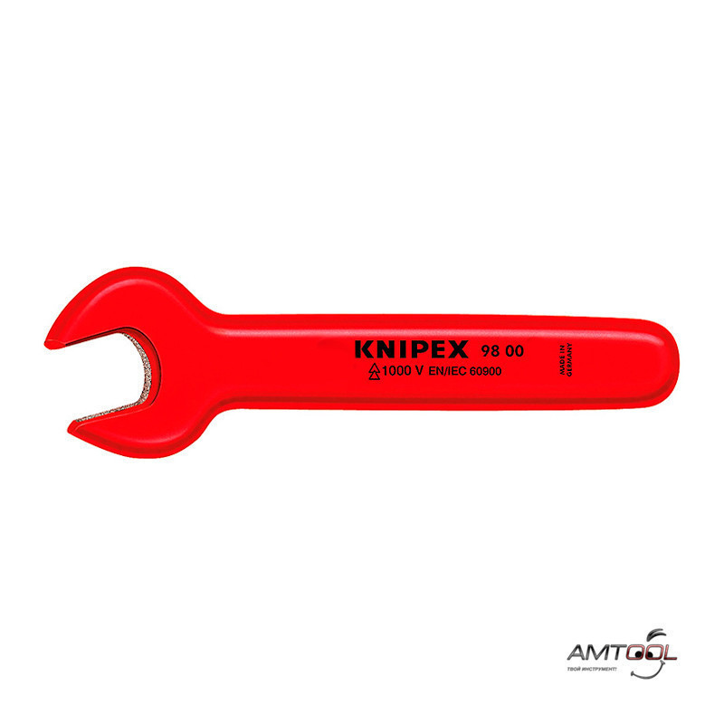 Ключ гайковий ріжковий 12 мм 1000V — Knipex 98 00 12