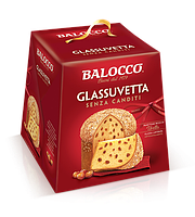 Панеттон новорічний класичний із родзинками Balocco Panettone Glassuvetta, 1 кг.