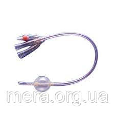 Катетер силіконовий Фолея, 3-ходовий, Rusch, СН 18, СН 20, СН 22, СН 24