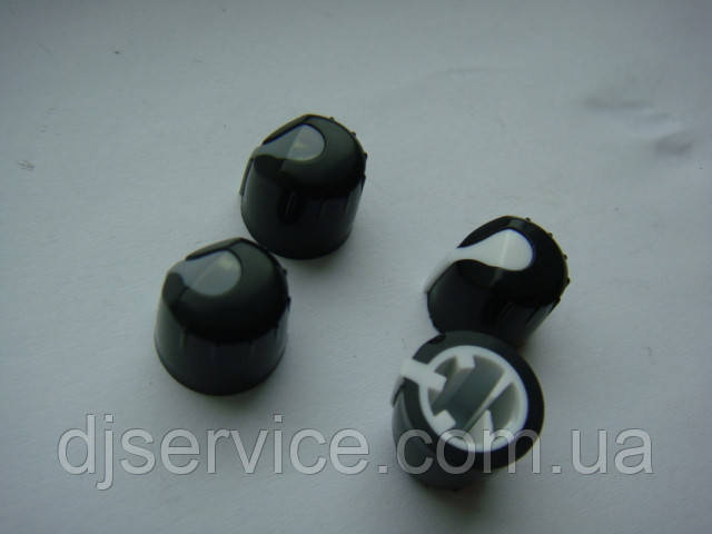 Ручка потенціометра 13x13mm (чорний колір) для пультів