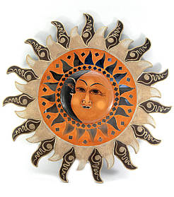 Дзеркало мозаїчне "Сонце та Місяць" (d-50 см)