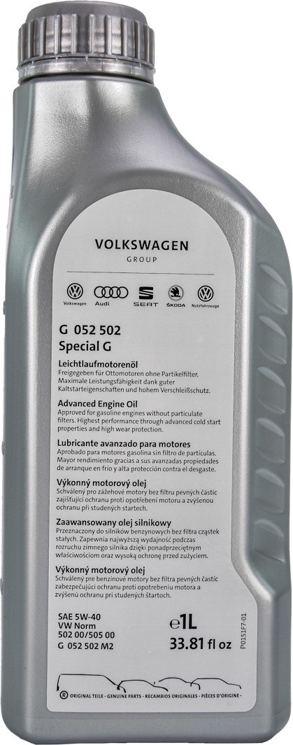 Моторне масло VAG Special G 5W-40-1 л