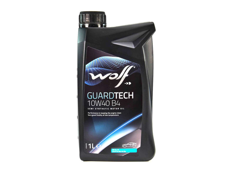 Моторне масло Wolf Guardtech B4 10W-40, 1л Для догляду за бензиновими та дизельними 4-тактними моторами