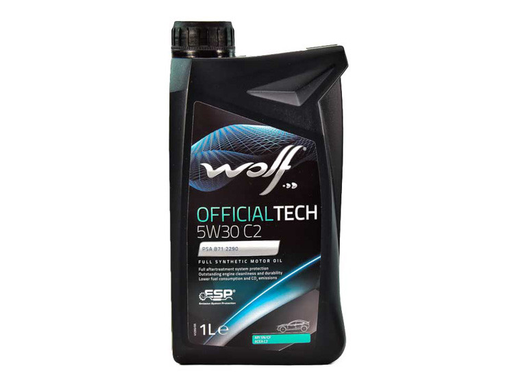 Моторне масло Wolf Officialtech C2 5W-30 1 л