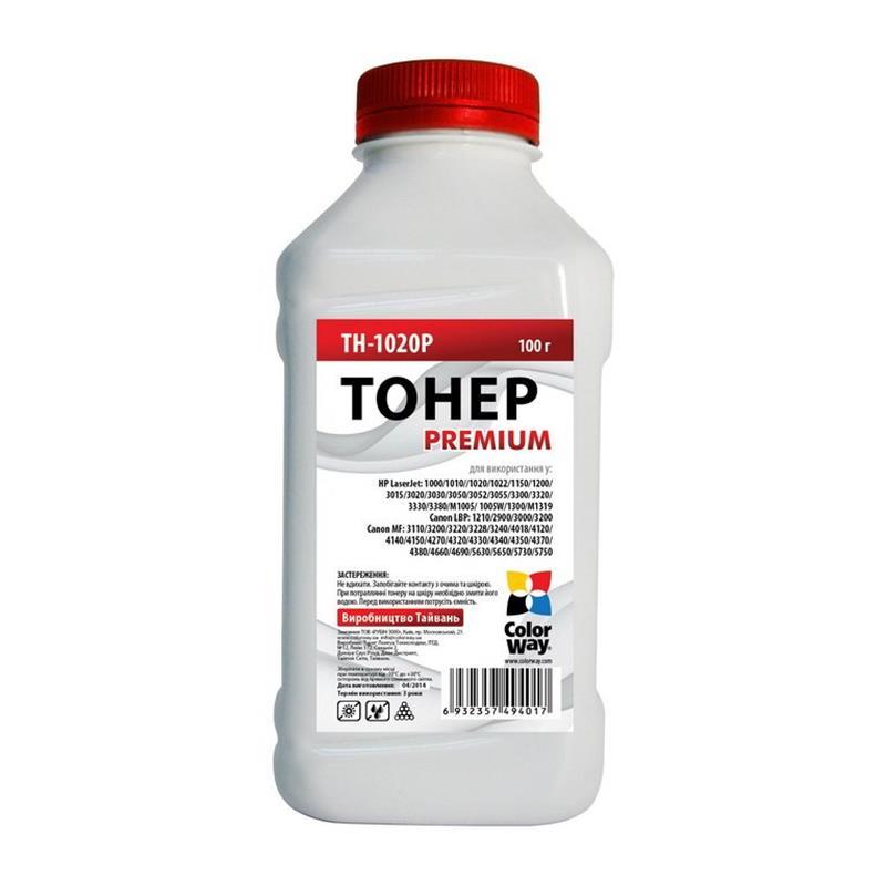 Тонер CW (TH-1020P) HP LJ 1010/1012/1015 Premium 100 г, фото 1