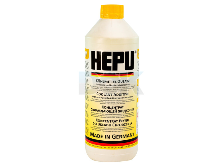 Концентрат антифризу Hepu G11 жовтий 1,5 л