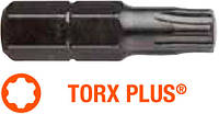 Насадка отверточная звездочка Torx PLUS T10+ -- T40+х25мм INDUSTRY USH, уп.5 шт.