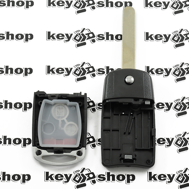 Корпус выкидного ключа Honda (Хонда) под переделку, 2 + 1 кнопки, лезвие HON66 - фото 3 - id-p1082769624