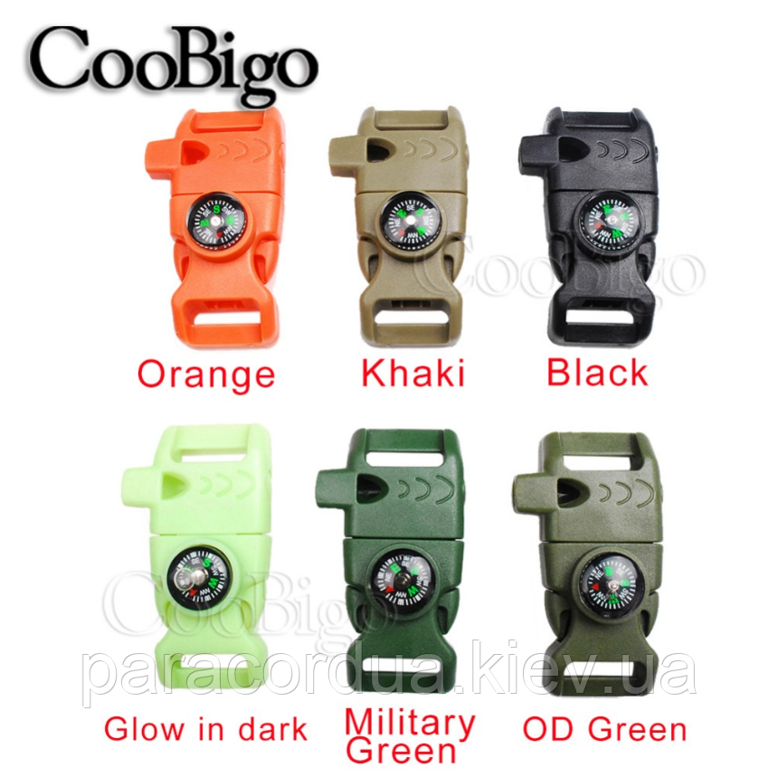 Пряжка фастекс,компас, підпал, свисток